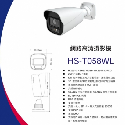 昇銳 HS-T058WL 2百萬區域入侵槍型網路攝影機.1.jpg