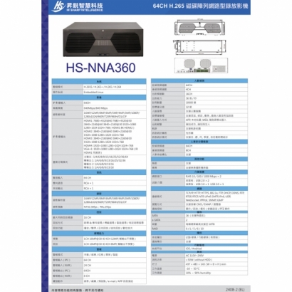 昇銳 HS-NNA360 64路 磁碟陣列監控主機_NVR_.2.jpg