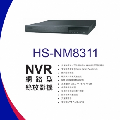 昇銳 HS-NM8311 8路 人臉偵測網路監控主機_NVR_.1.jpg