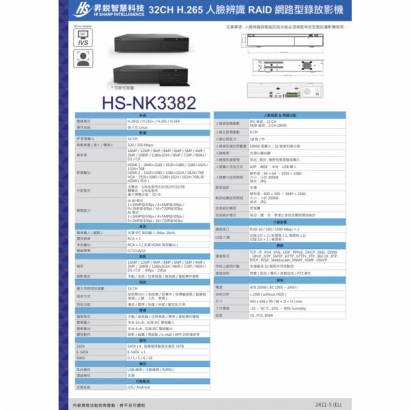 昇銳 HS-NK3382 32路 人臉辨識網路監控主機_NVR_.2.jpg