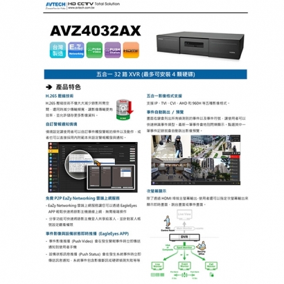 AVTECH 陞泰 AVZ4032AX 五合一32路XVR主機.1.jpg AVTECH 陞泰 AVZ4032AX 五合一32路XVR主機.1.jpg