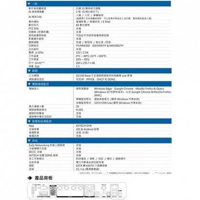 AVTECH 陞泰 DGD1105AIX-U1 AI 智慧偵測8MP五合一4路XVR主機.2.jpg AVTECH 陞泰 DGD1105AIX-U1 AI 智慧偵測8MP五合一4路XVR主機.2.jpg