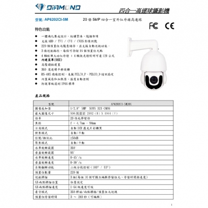 AP6202CI-5M 5MP 20倍四合一室外紅外線高速球攝影機.1.jpg