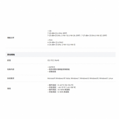 TP-LINK EAP613 AX1800 吸頂式 WiFi 6 無線基地台 TP-LINK EAP613 AX1800 吸頂式 WiFi 6 無線基地台