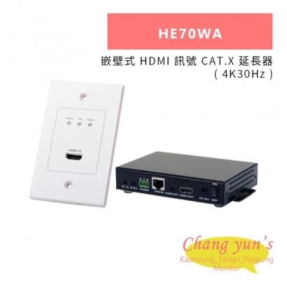 HANWELL HE70WA 嵌壁式 HDMI 訊號 CAT.X 延長器 _ 4K30Hz _.jpg