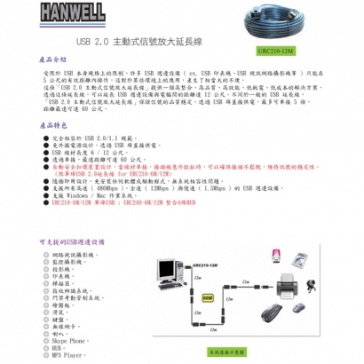 HANWELL URC210-6M USB 2.0 訊號放大延長線 _ 6M _.1.jpg HANWELL URC210-6M USB 2.0 訊號放大延長線 _ 6M _.1.jpg